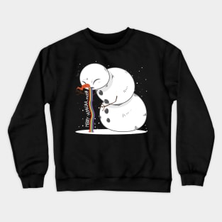 Merry Huhuua..mas Ugly Snowman Crewneck Sweatshirt